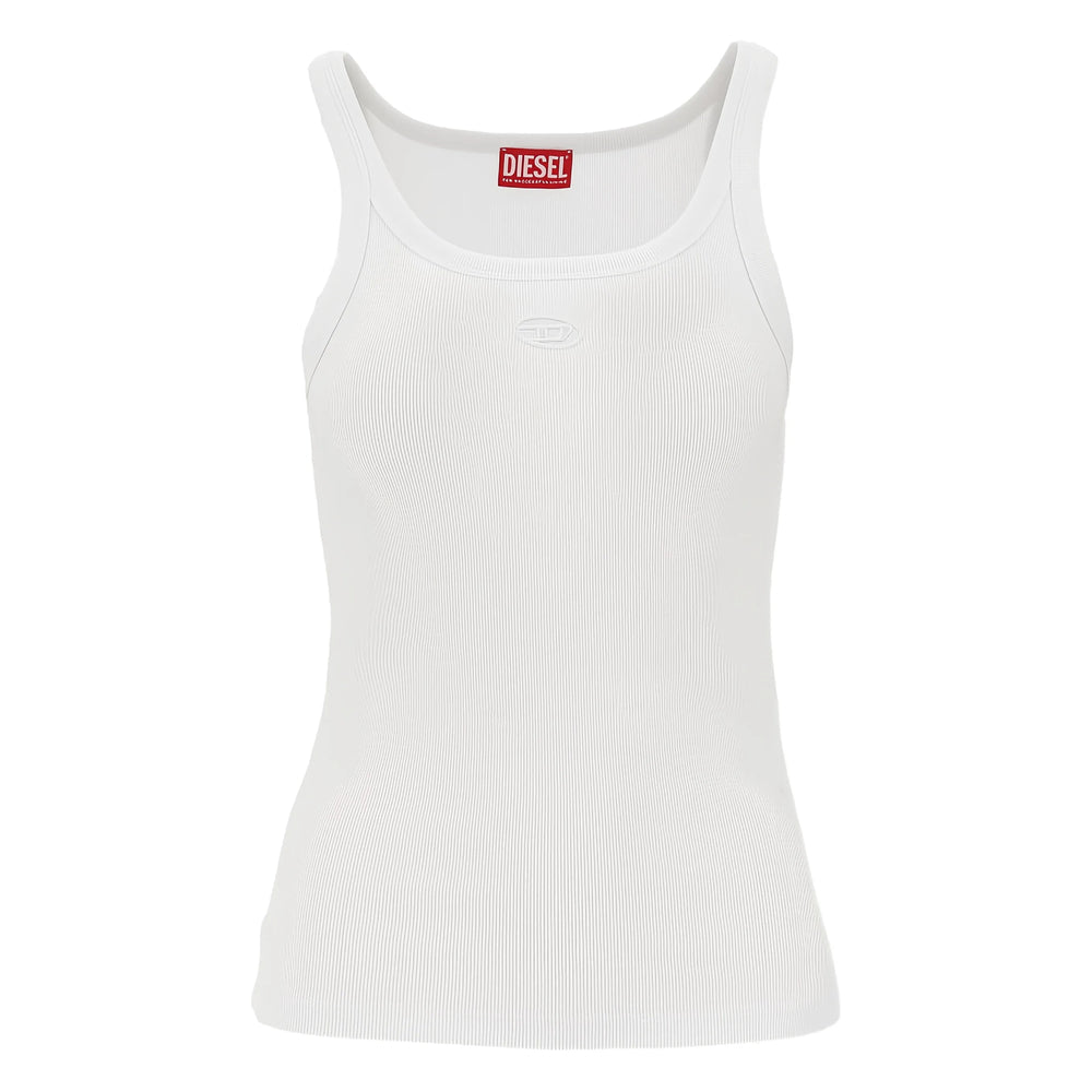 Diesel White Tops - Vests & Tank Tops Women