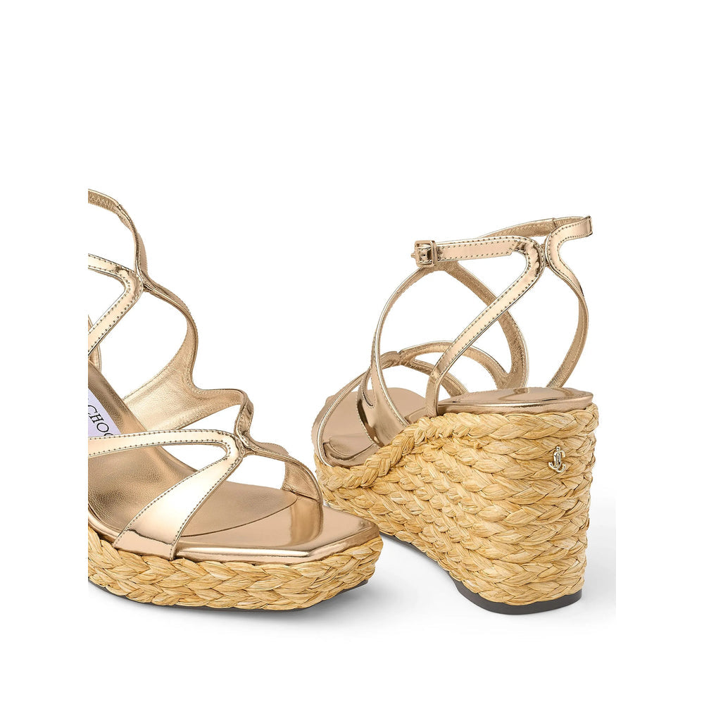 Jimmy Choo Gold Espadrilles Women