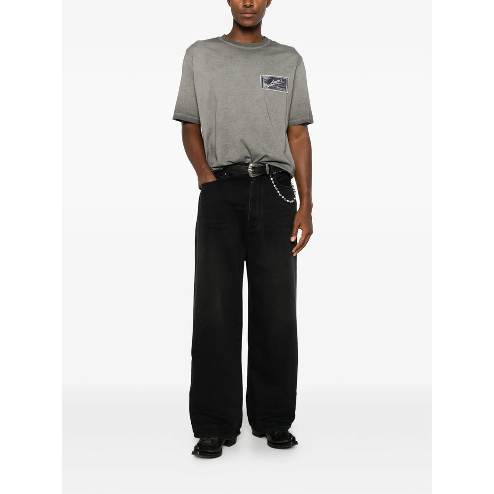 Amiri Black Denim - Wide-Leg Jeans Men