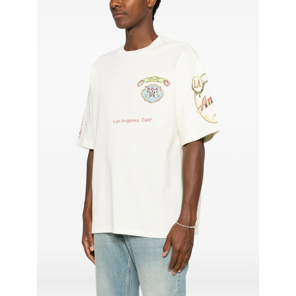 Amiri Neutrals T-Shirts & Vests - T-Shirts Men