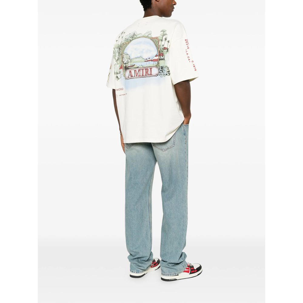 Amiri Neutrals T-Shirts & Vests - T-Shirts Men