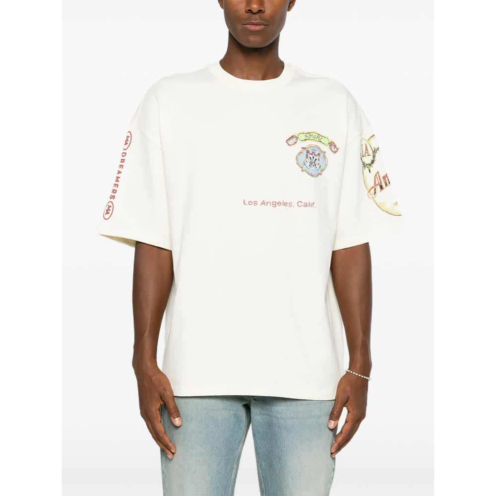 Amiri Neutrals T-Shirts & Vests - T-Shirts Men