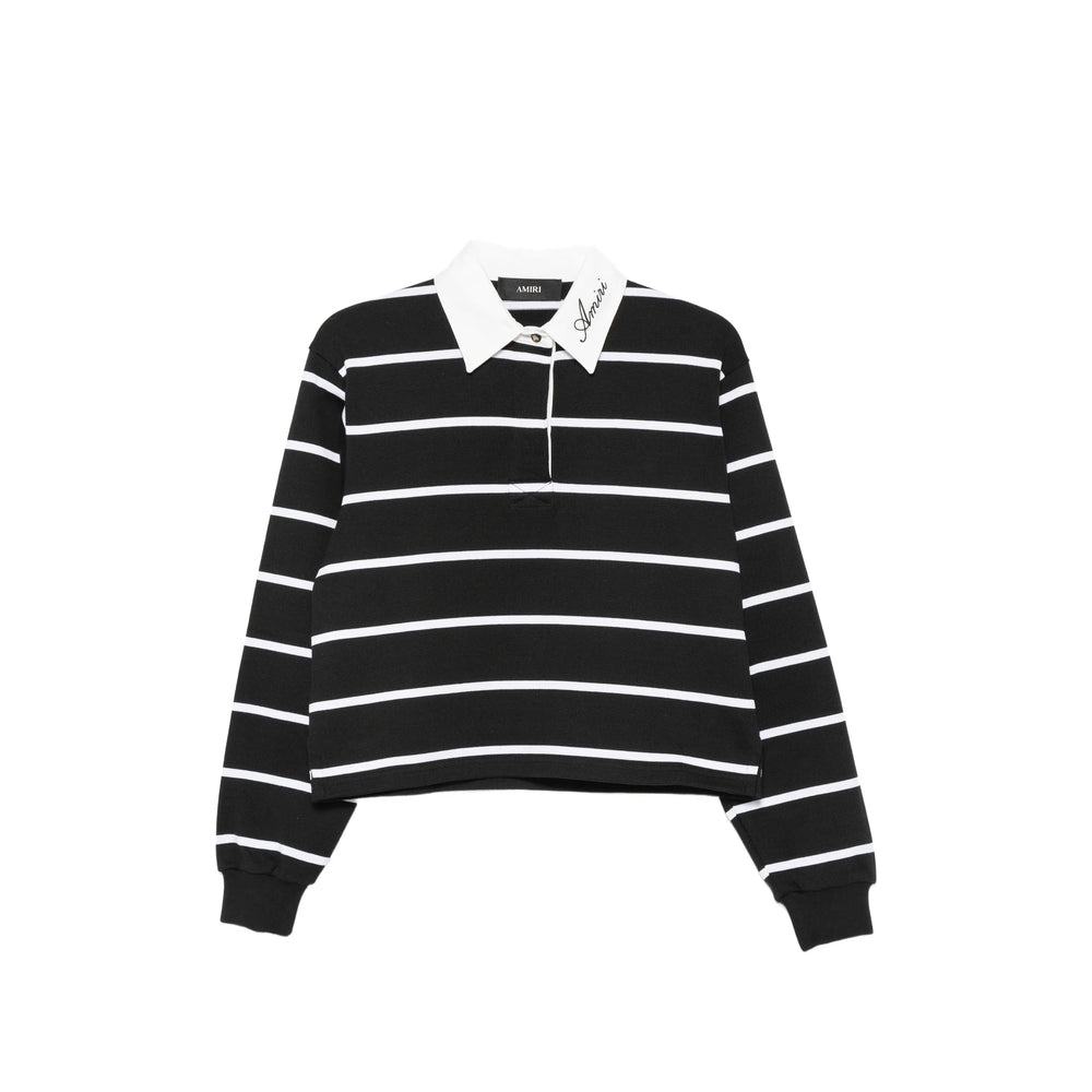 Amiri Black Tops - Polo Tops Women