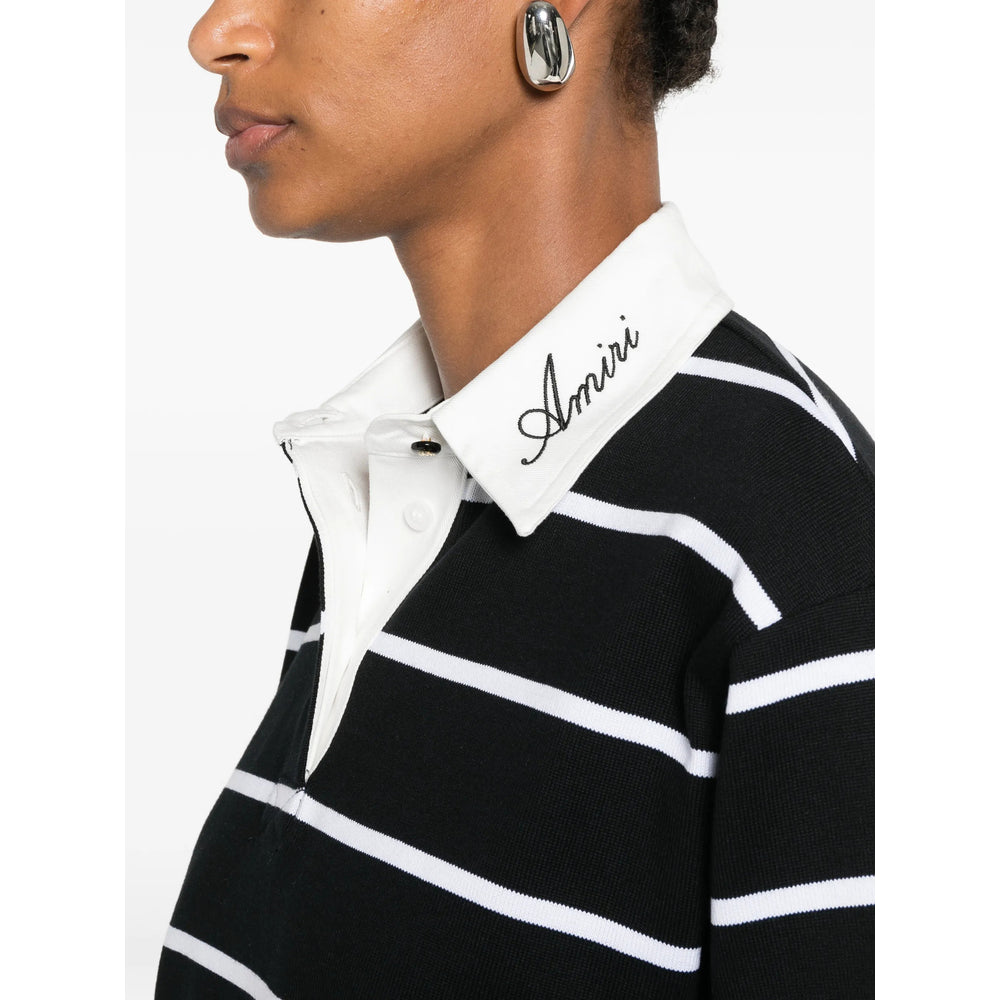 Amiri Black Tops - Polo Tops Women