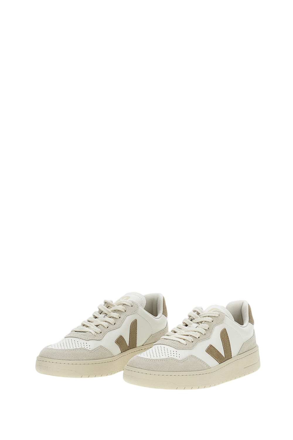 White V90 Leather Sneakers