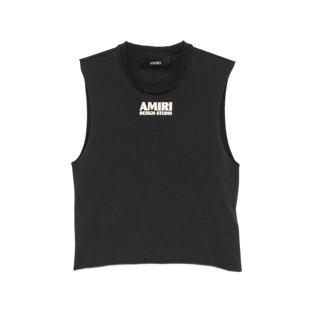 Amiri Black Tops - Vests & Tank Tops Women