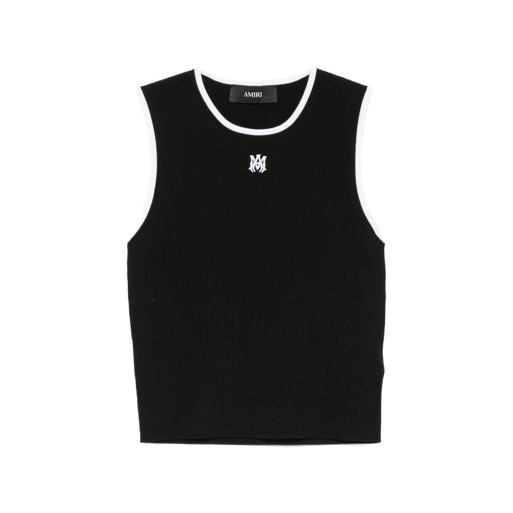 Amiri Black Tops - Vests & Tank Tops Women