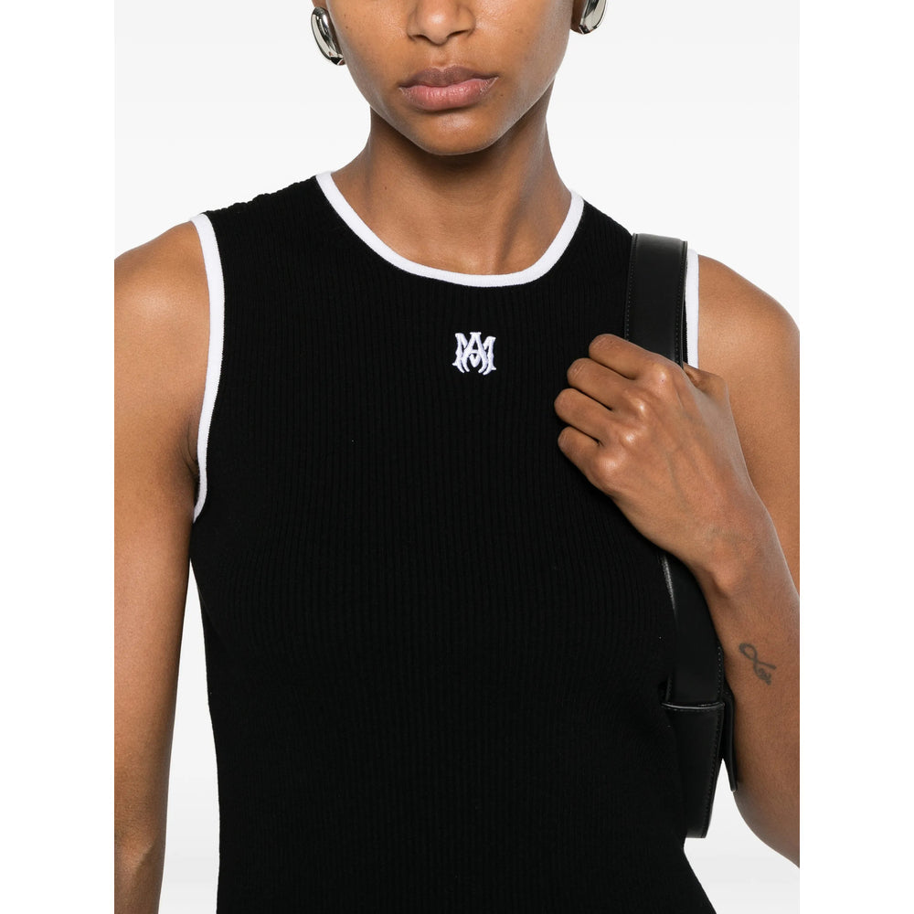Amiri Black Tops - Vests & Tank Tops Women