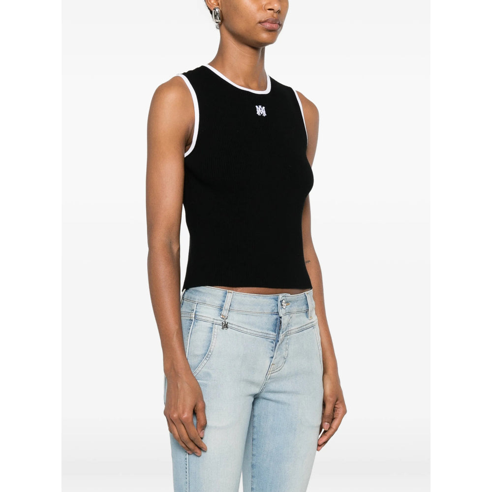 Amiri Black Tops - Vests & Tank Tops Women