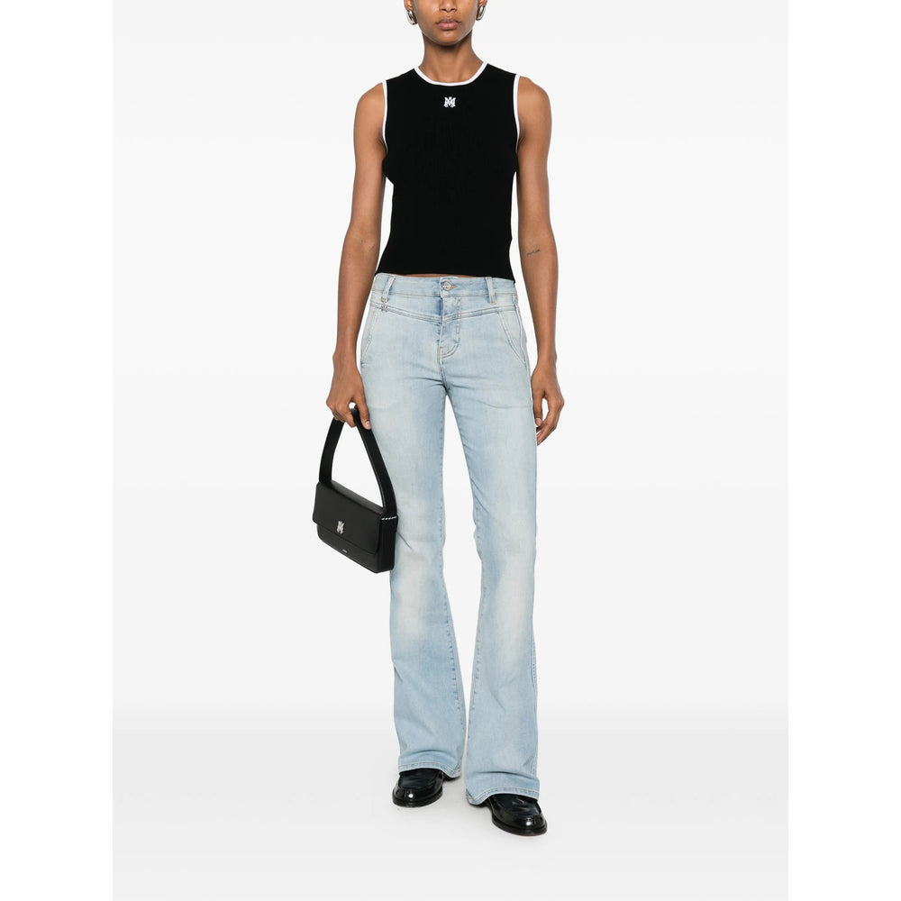 Amiri Black Tops - Vests & Tank Tops Women