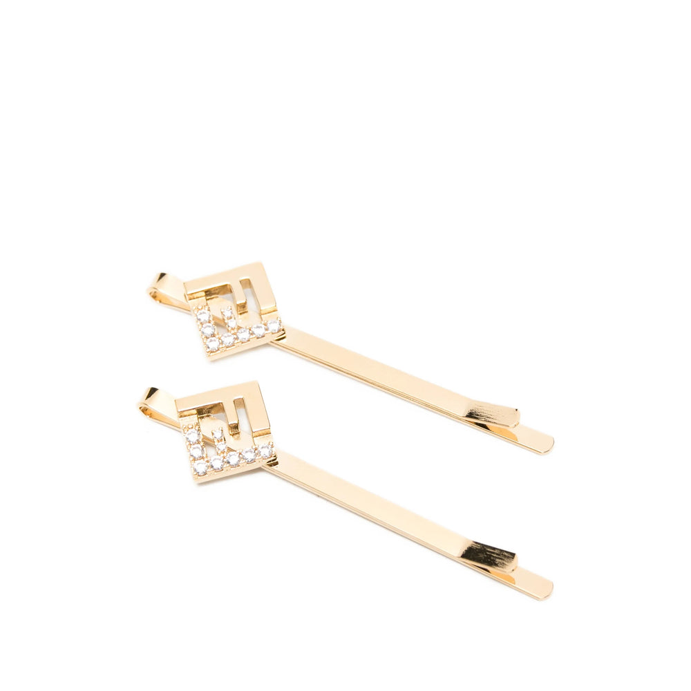 Fendi Gold Hair Accessories Women