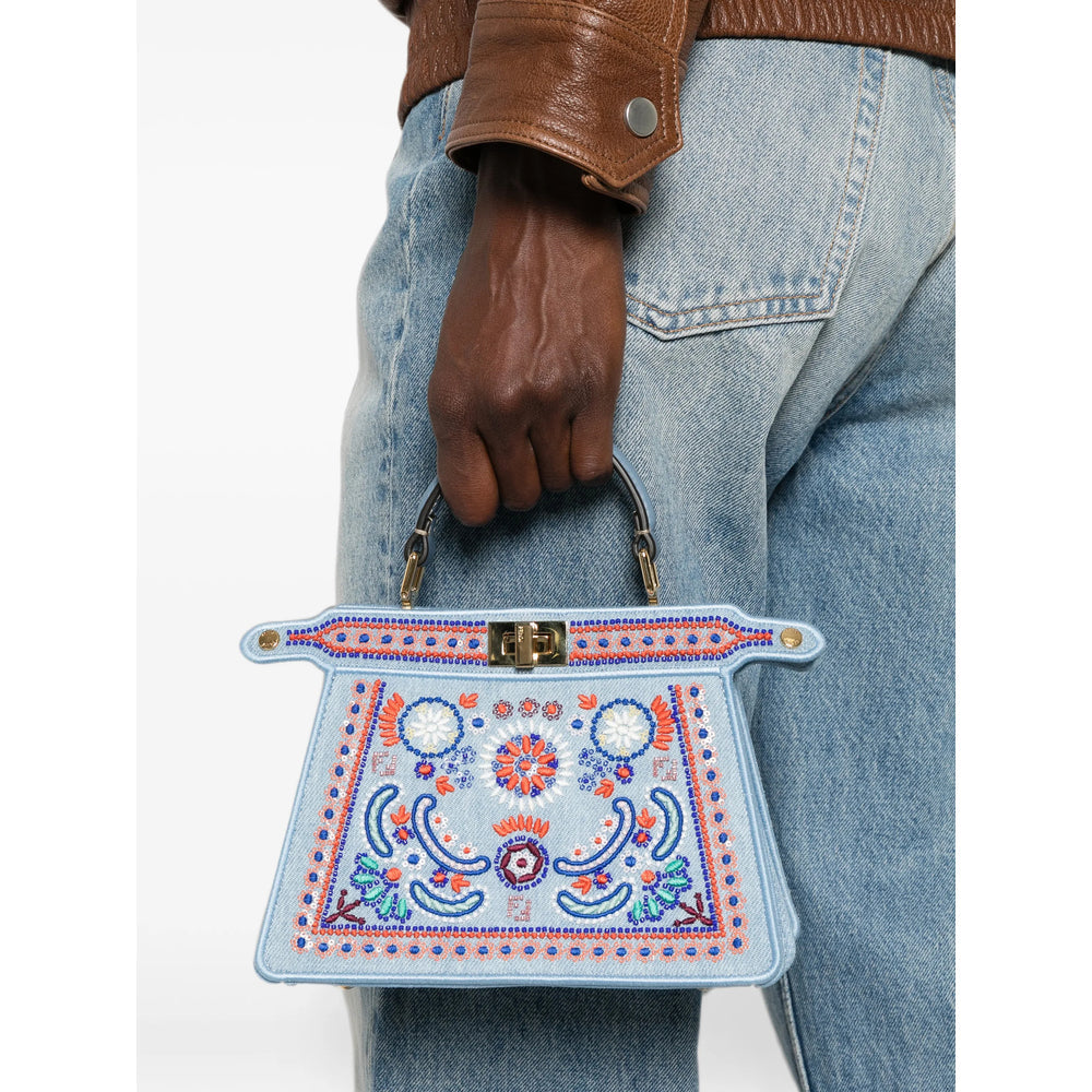 Fendi Blue Tote Bags Women