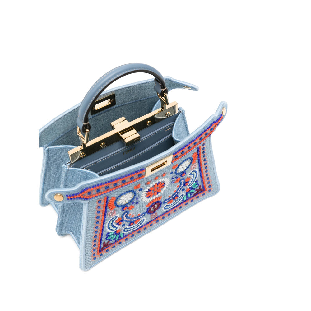 Fendi Blue Tote Bags Women