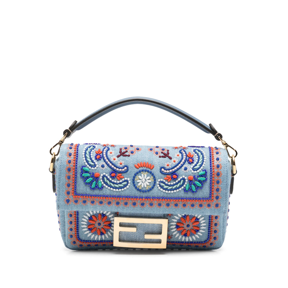 Fendi Blue Shoulder Bags Women