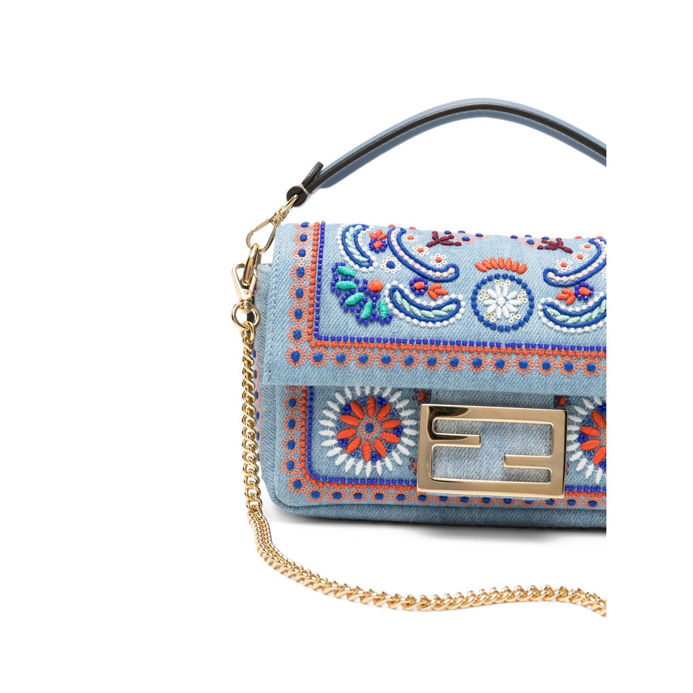 Fendi Blue Shoulder Bags Women