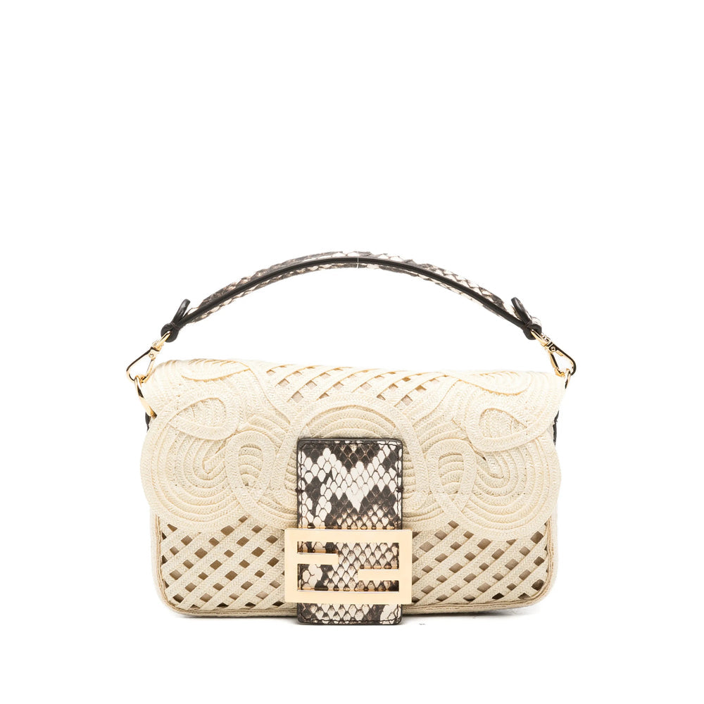 Fendi Neutrals Shoulder Bags Women