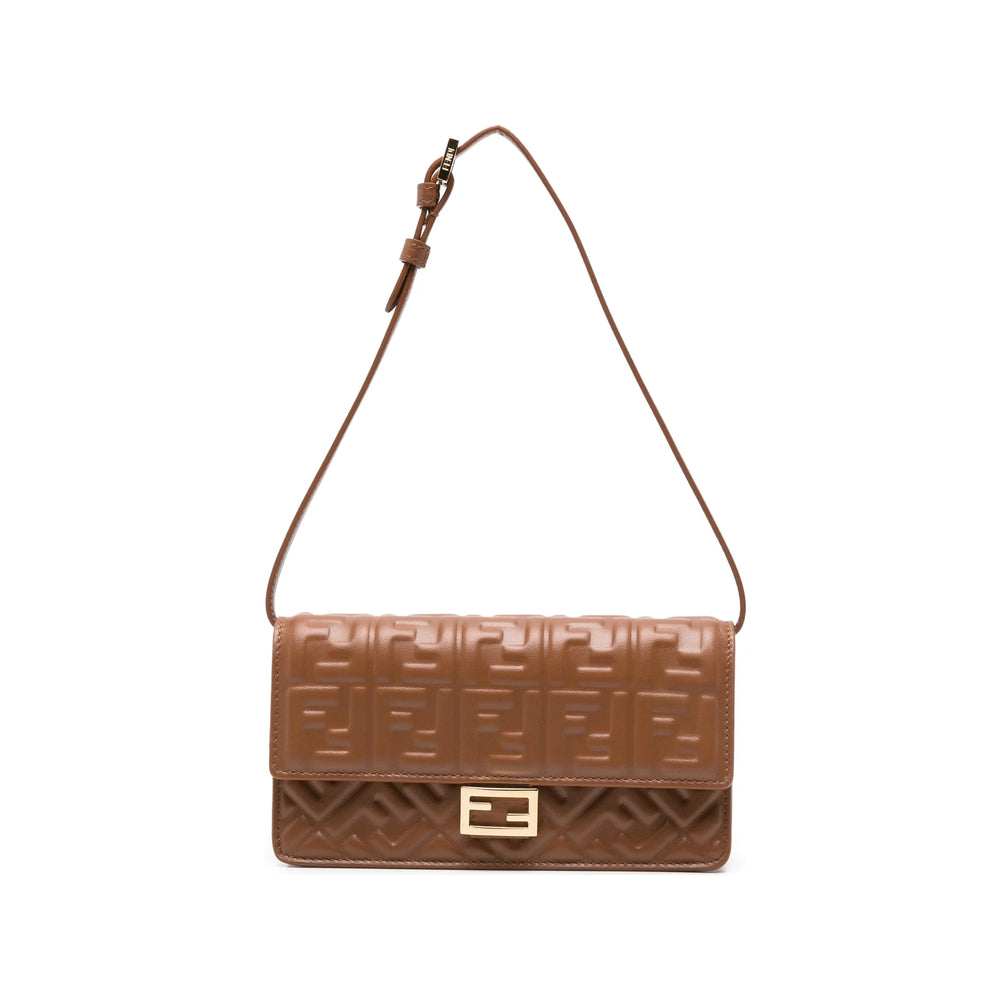 Fendi Brown Shoulder Bags Women