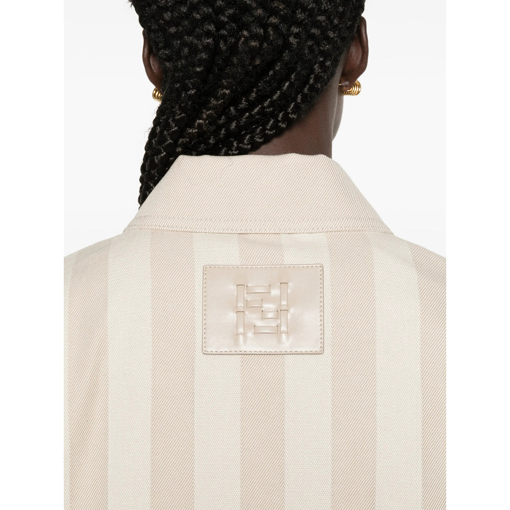 Fendi Neutrals Jackets - Cropped Jackets Women