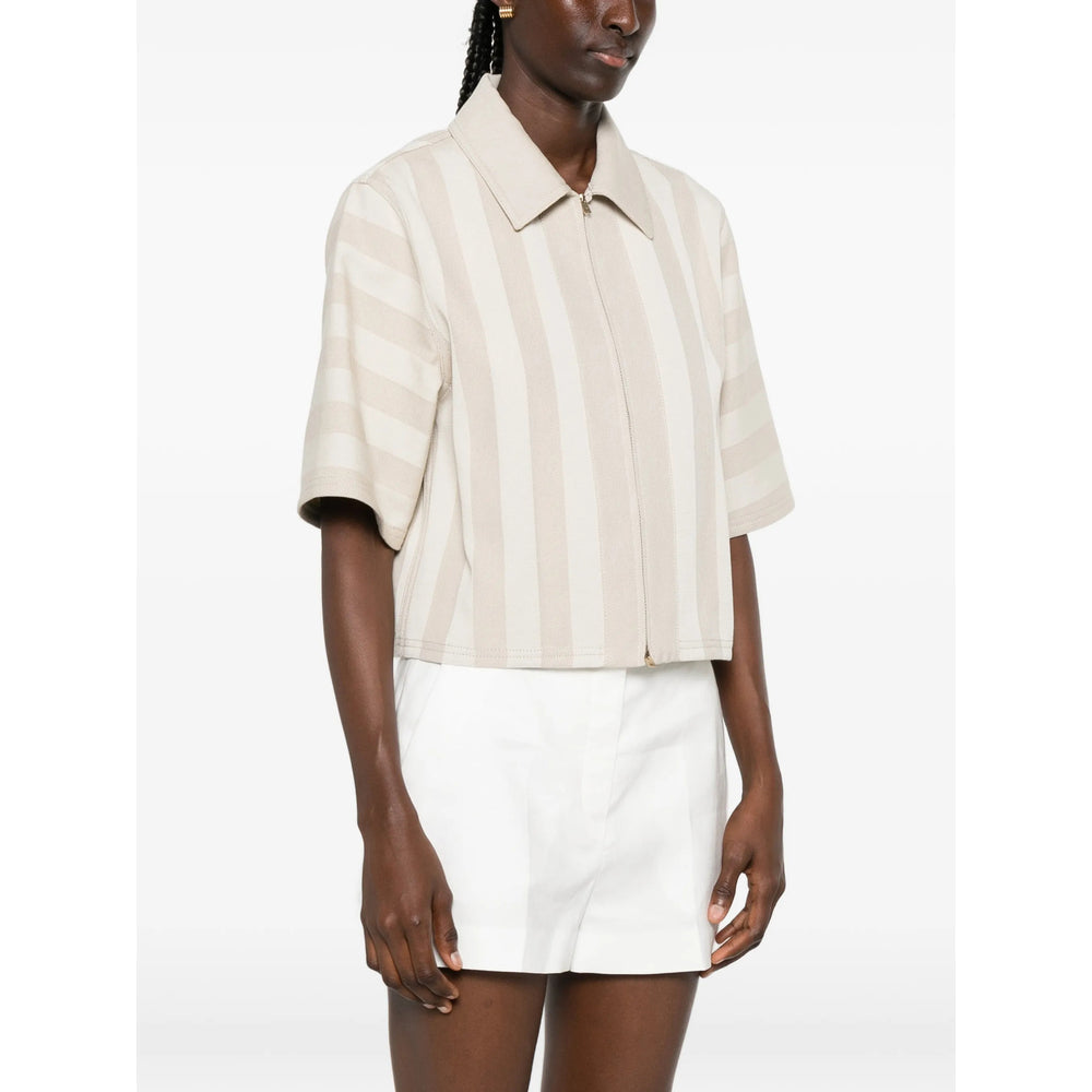 Fendi Neutrals Jackets - Cropped Jackets Women