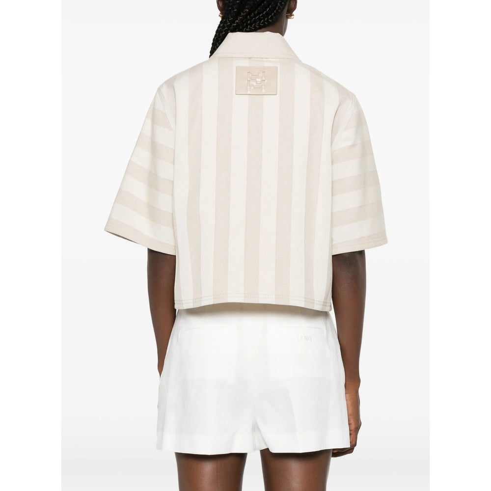 Fendi Neutrals Jackets - Cropped Jackets Women