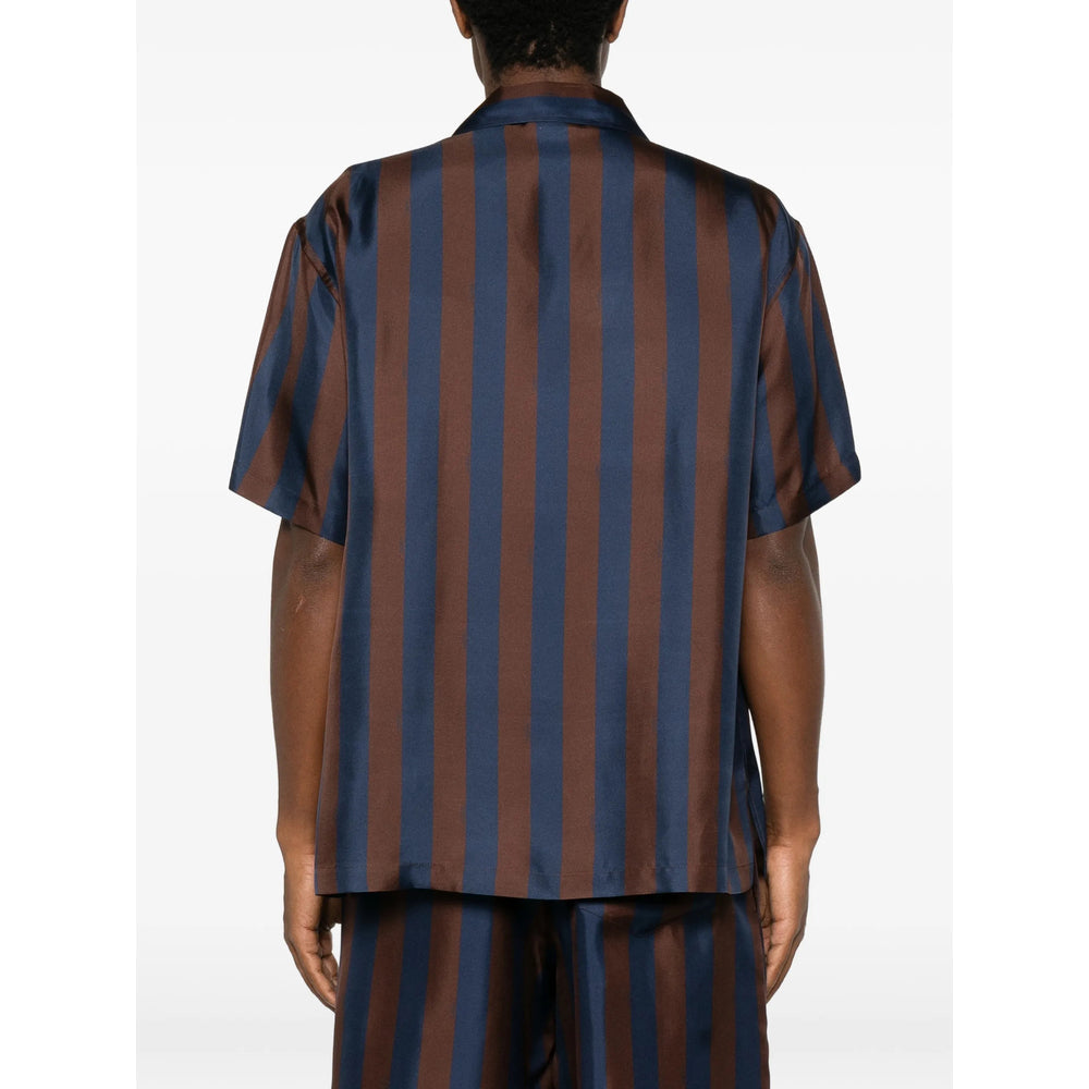 Fendi Blue Shirts Men