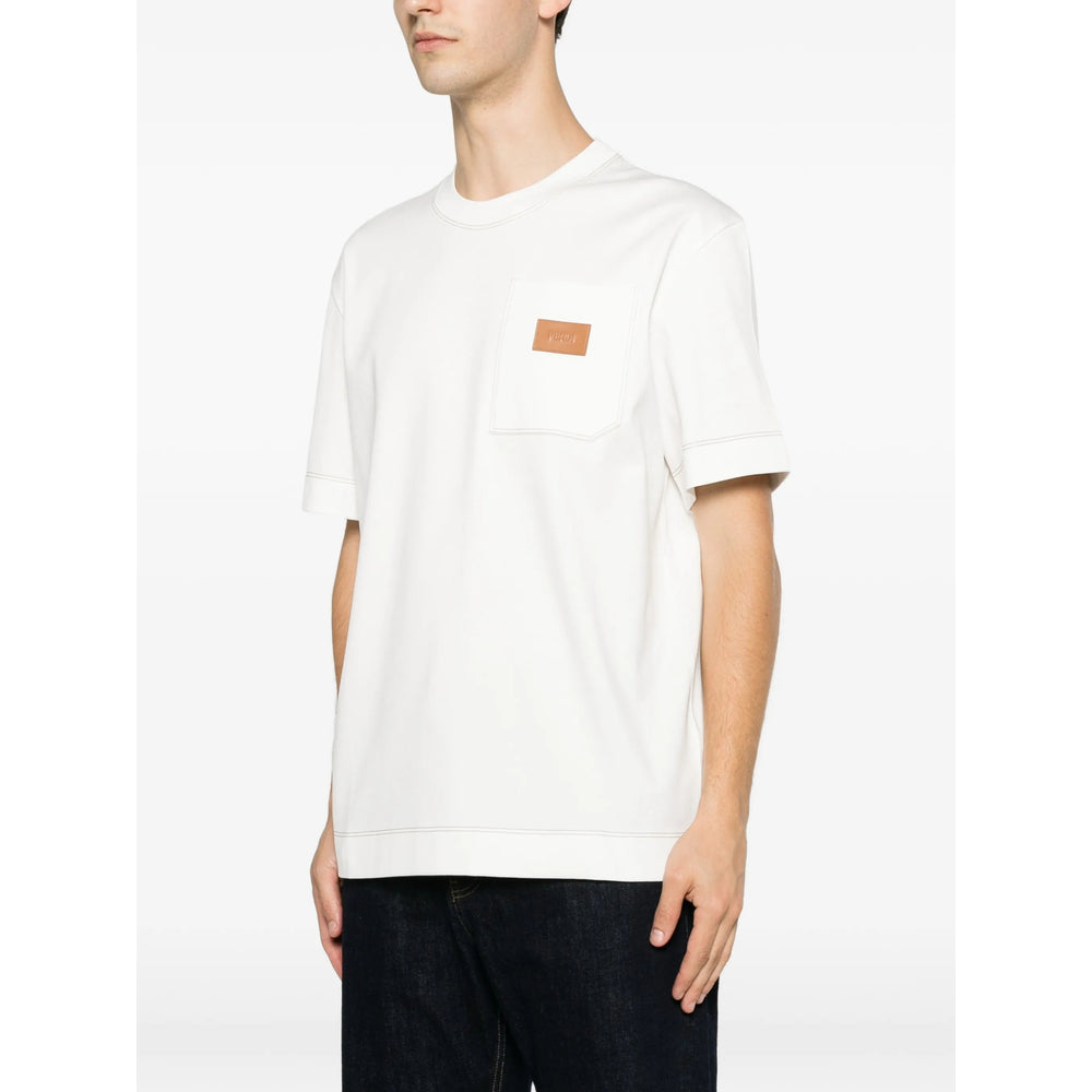 Fendi White T-Shirts & Vests - T-Shirts Men