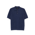 Fendi Blue Polo Shirts Men