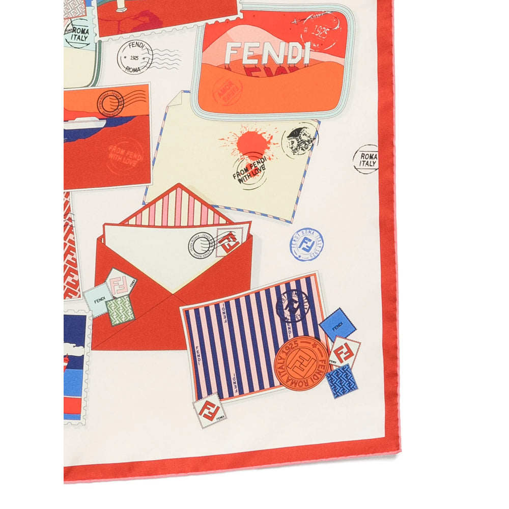 Fendi Neutrals Scarves Women