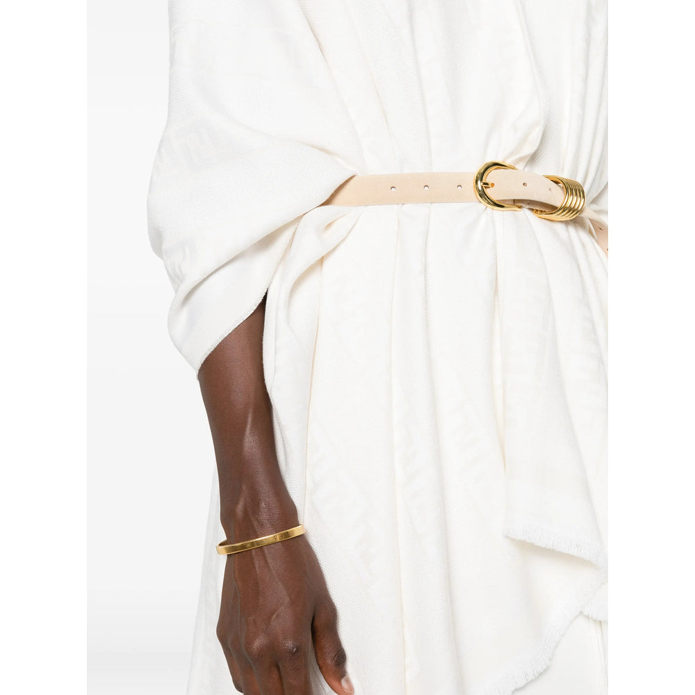 Fendi White Jackets - Capes & Ponchos Women
