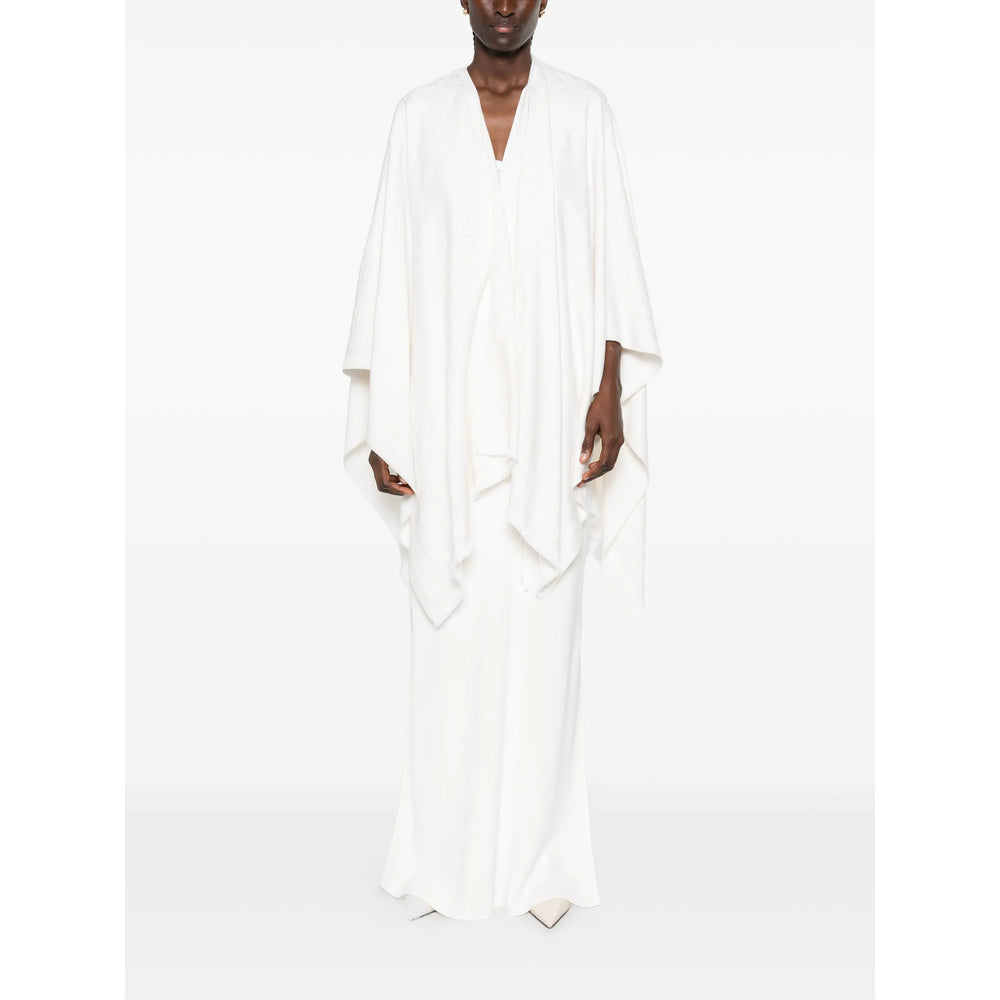 Fendi White Jackets - Capes & Ponchos Women