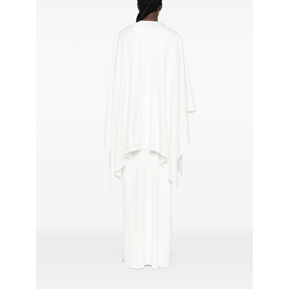 Fendi White Jackets - Capes & Ponchos Women