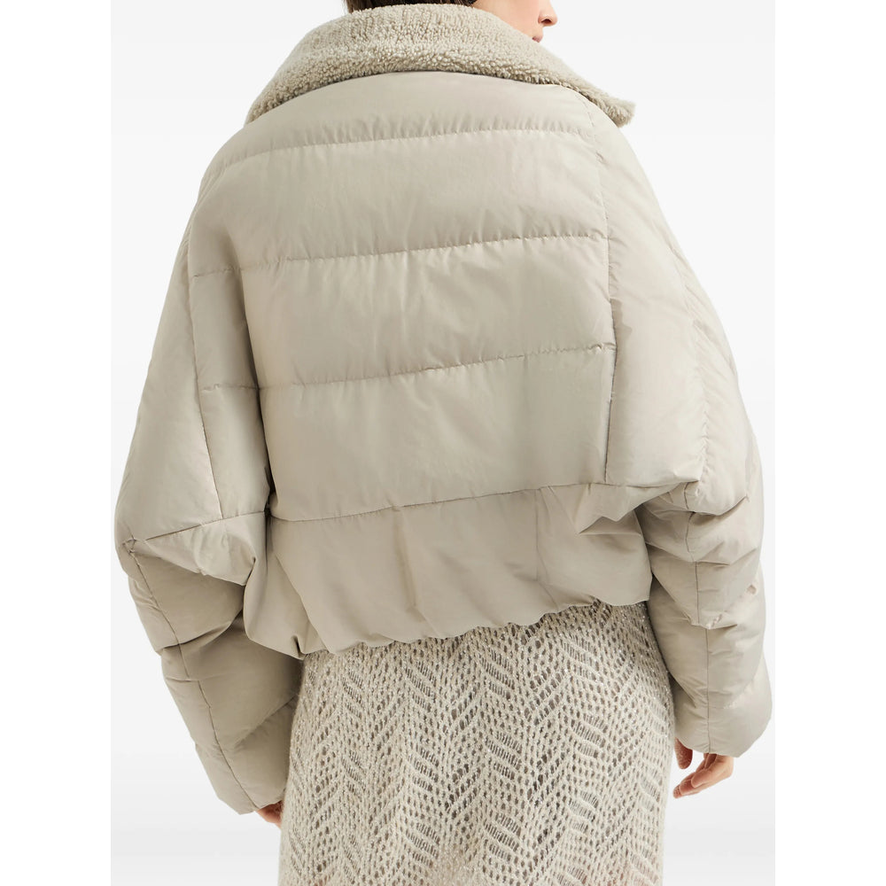 Brunello Cucinelli Neutrals Jackets - Puffer Jackets Women