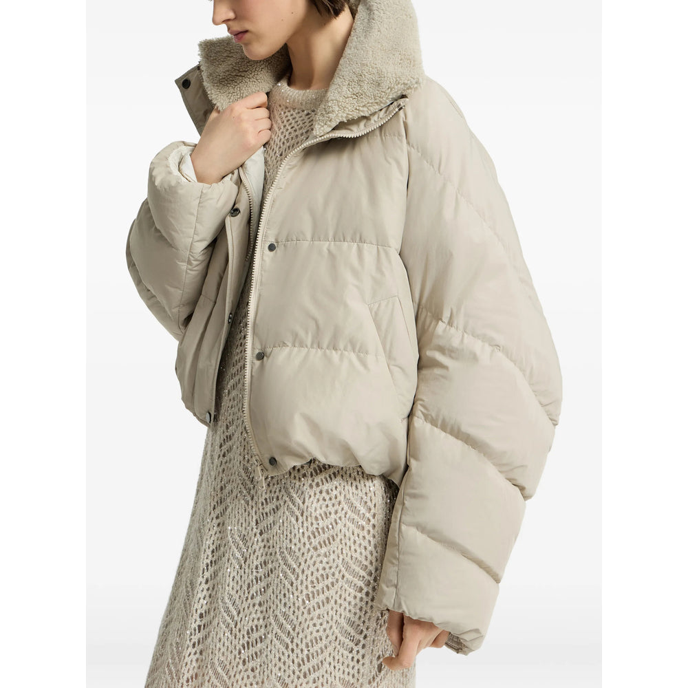 Brunello Cucinelli Neutrals Jackets - Puffer Jackets Women