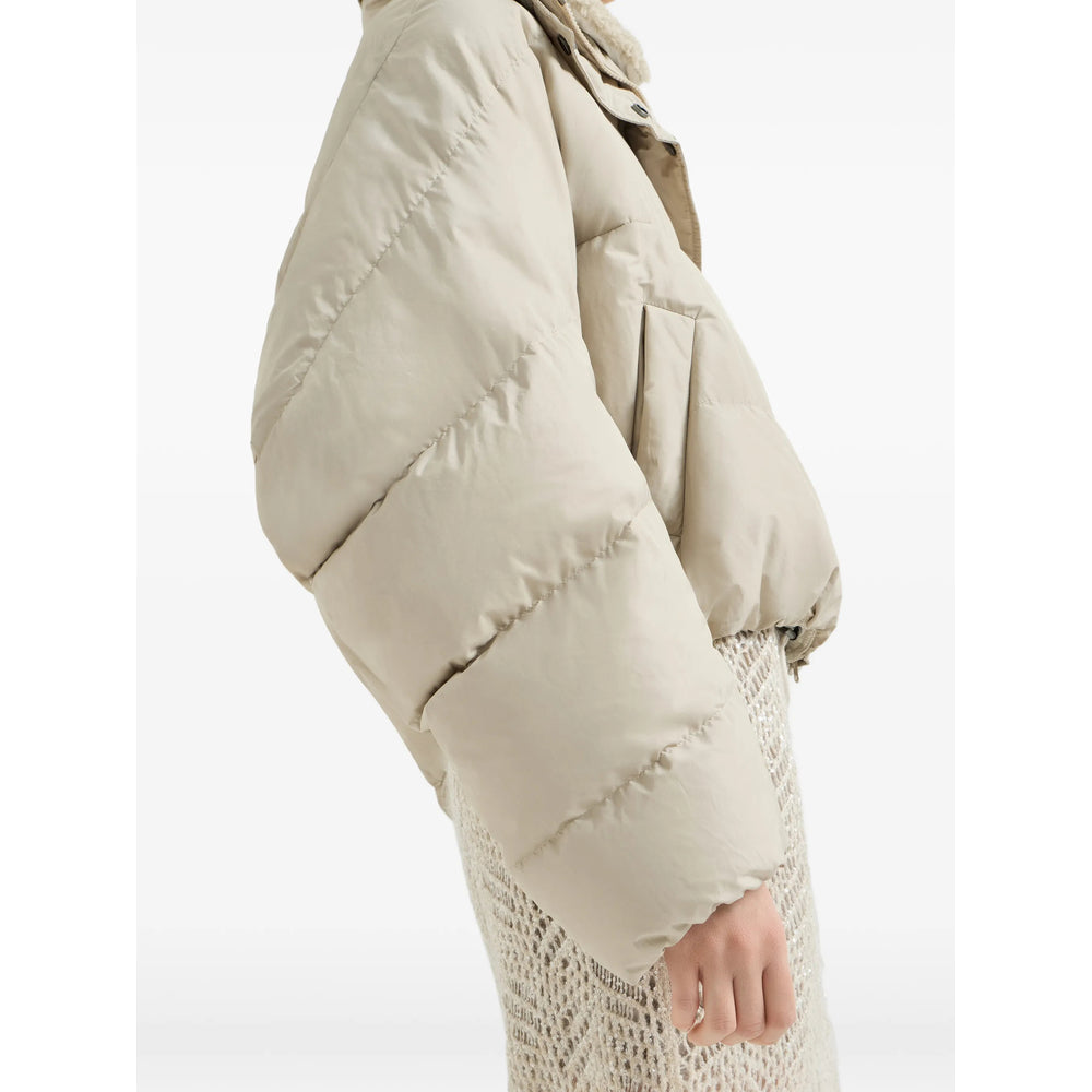 Brunello Cucinelli Neutrals Jackets - Puffer Jackets Women
