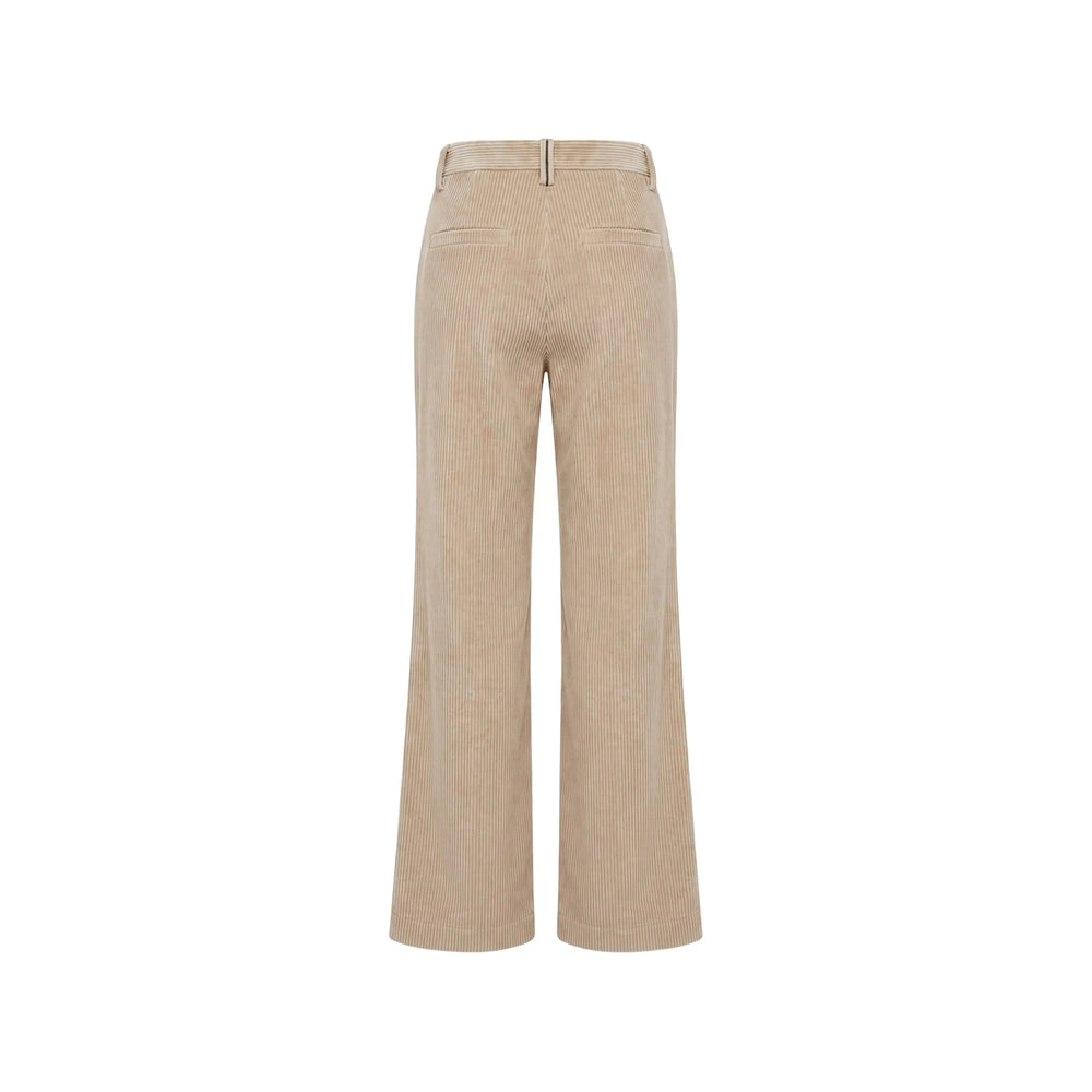 Brunello Cucinelli Neutrals Trousers - Straight Trousers Women