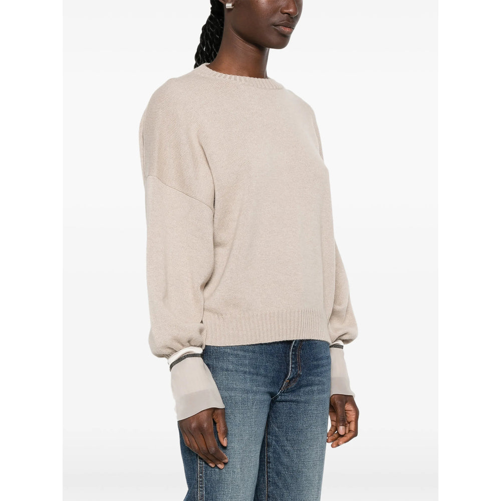 Brunello Cucinelli Neutrals Knitwear - Jumpers Women