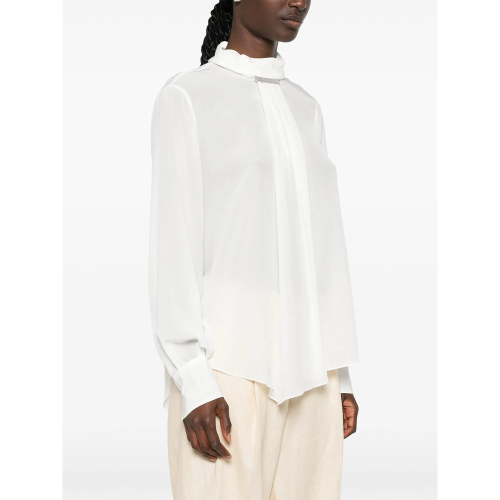 Brunello Cucinelli White Tops - Blouses Women