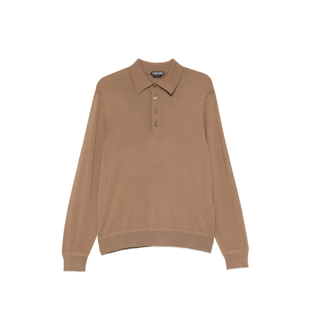 Tom Ford Brown Polo Shirts Men