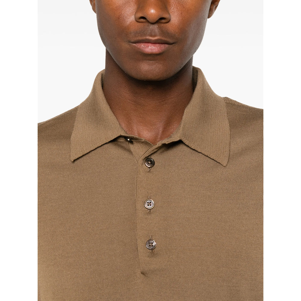 Tom Ford Brown Polo Shirts Men