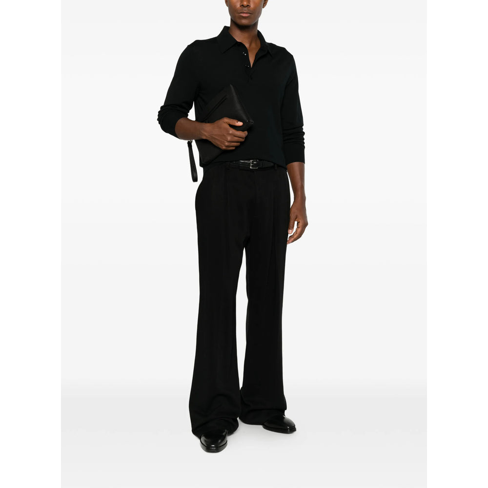 Tom Ford Black Polo Shirts Men