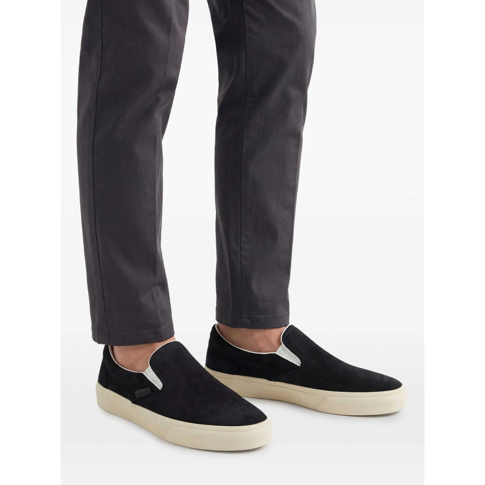 Tom Ford Black Trainers - Slip-Ons Men