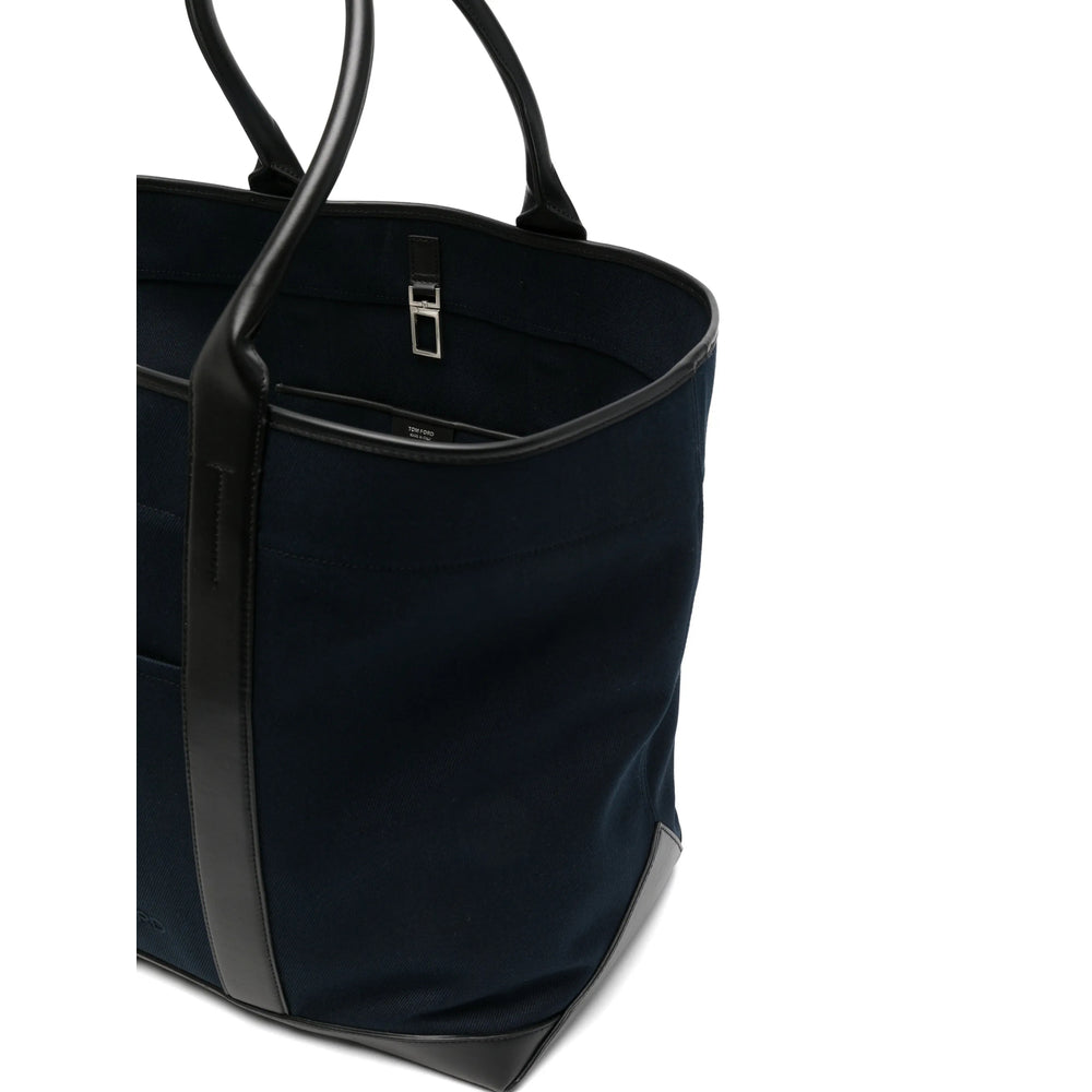 Tom Ford Blue Tote Bags Men