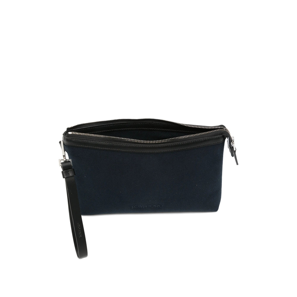Tom Ford Blue Clutch Bags Men