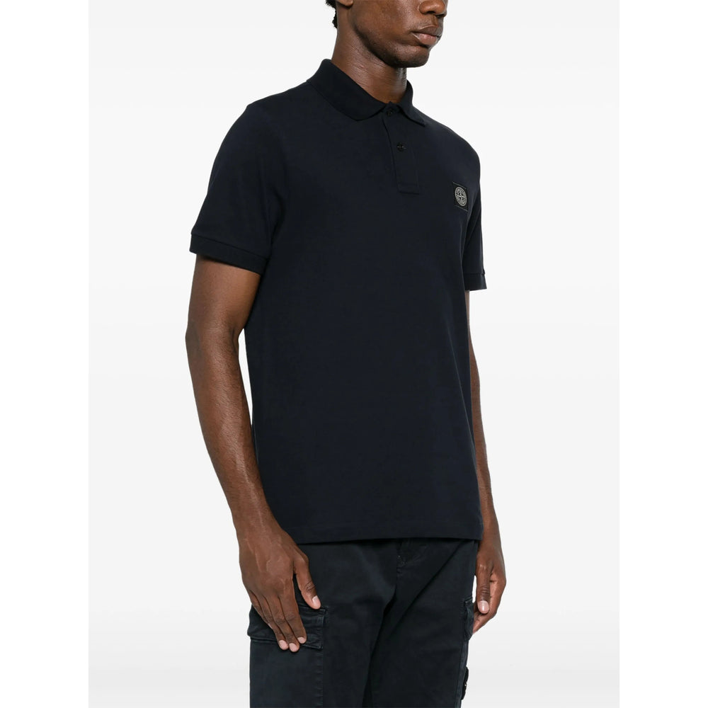 Stone Island Blue Polo Shirts Men