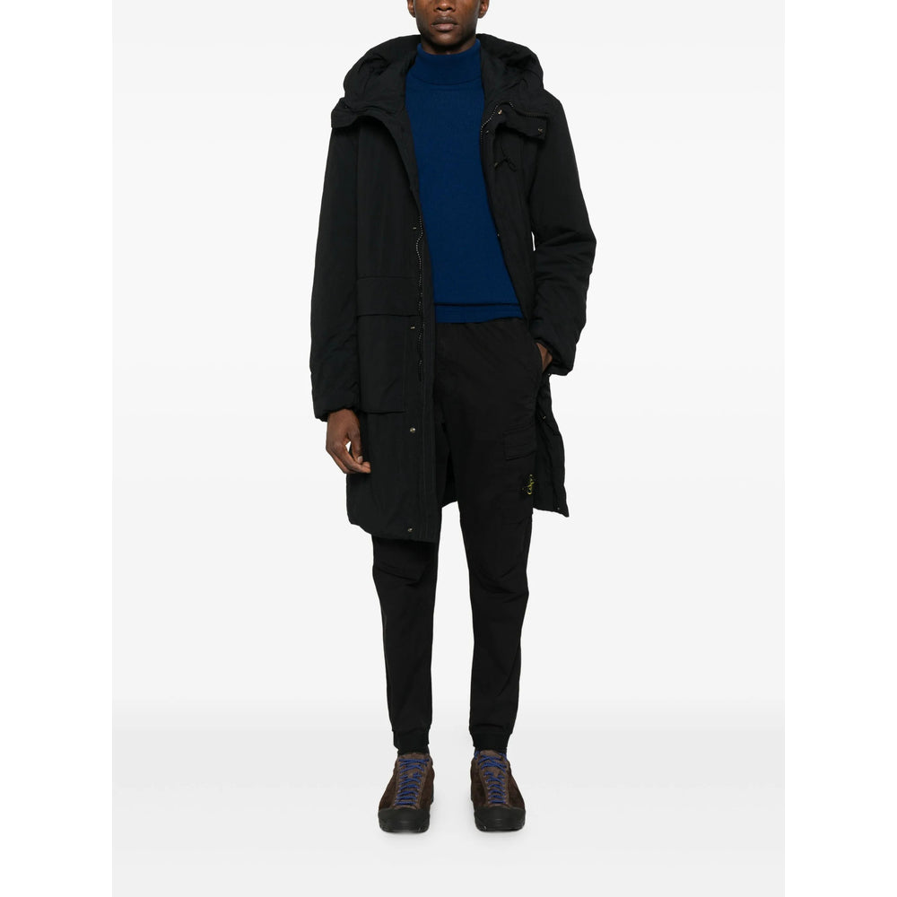 Stone Island Black Trousers - Tapered Trousers Men