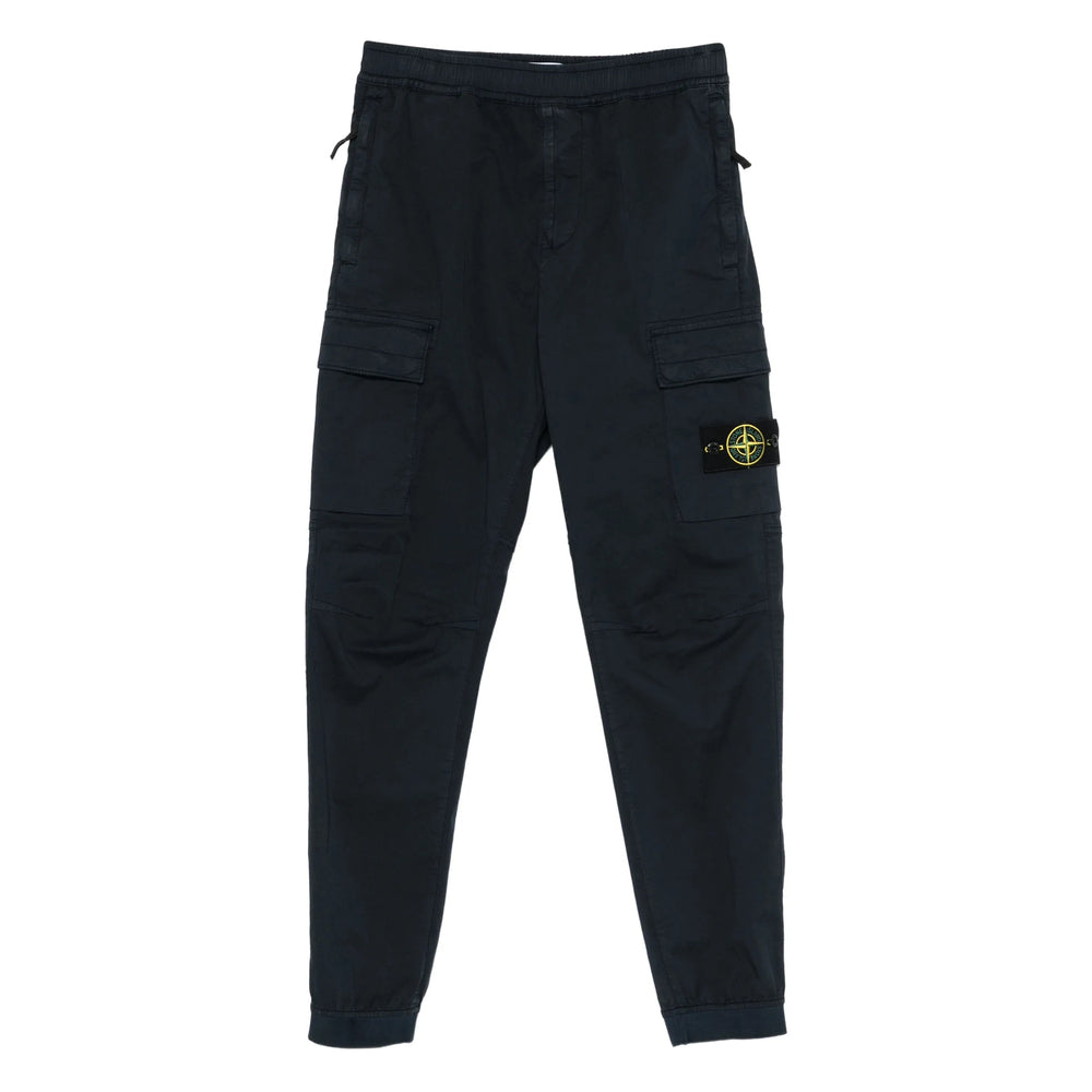 Stone Island Blue Trousers - Regular & Straight-Leg Trousers Men