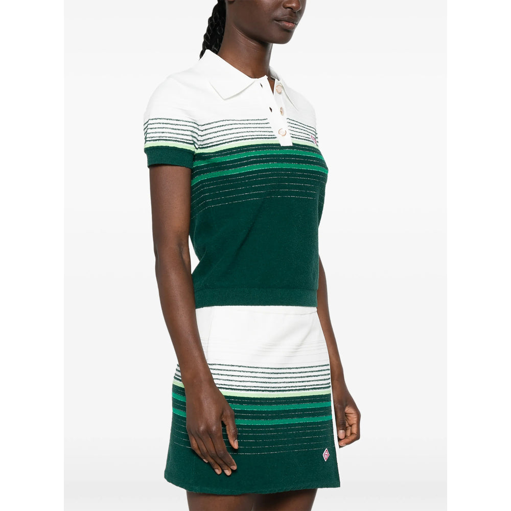 Casablanca Green Tops - Polo Tops Women