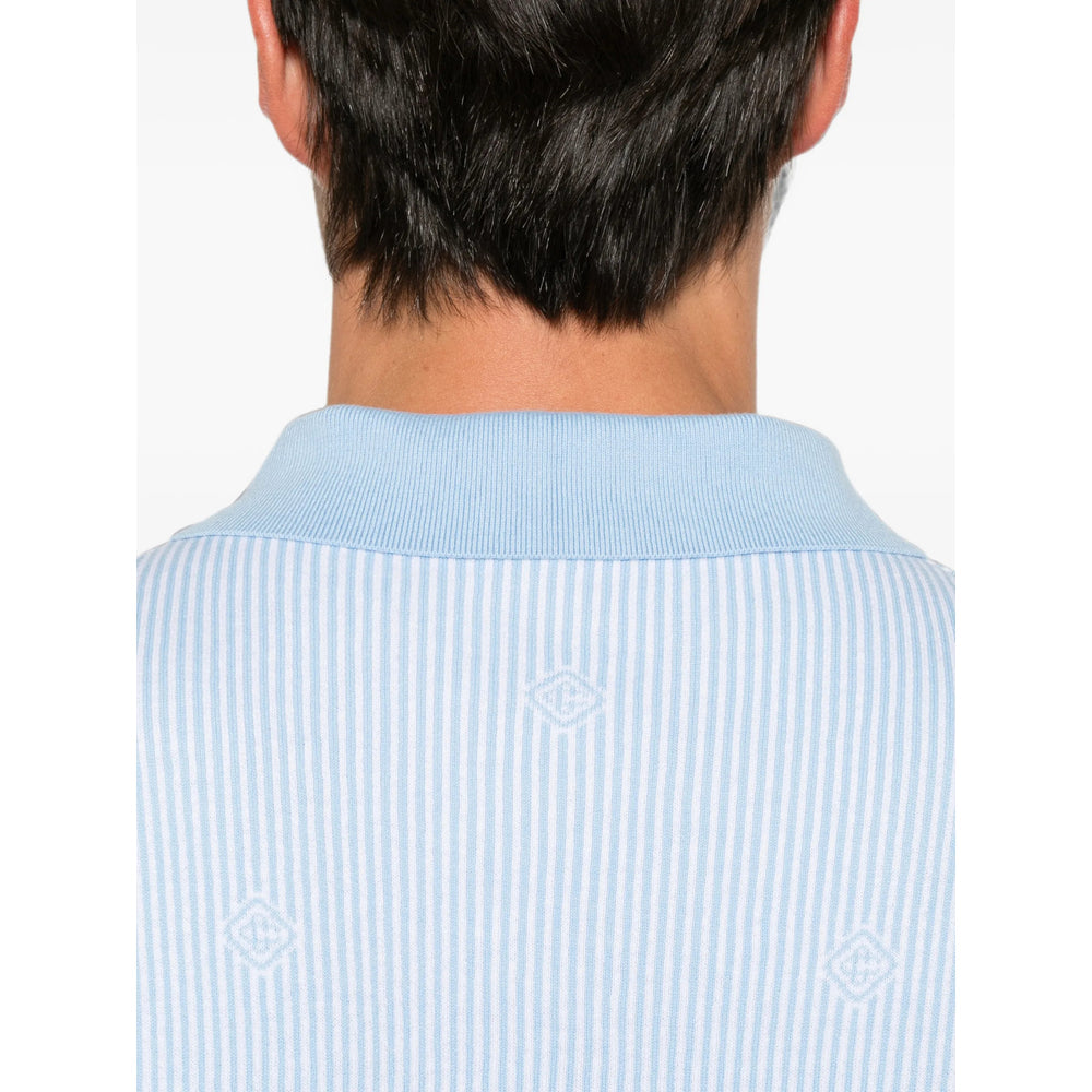 Casablanca Blue Polo Shirts Men