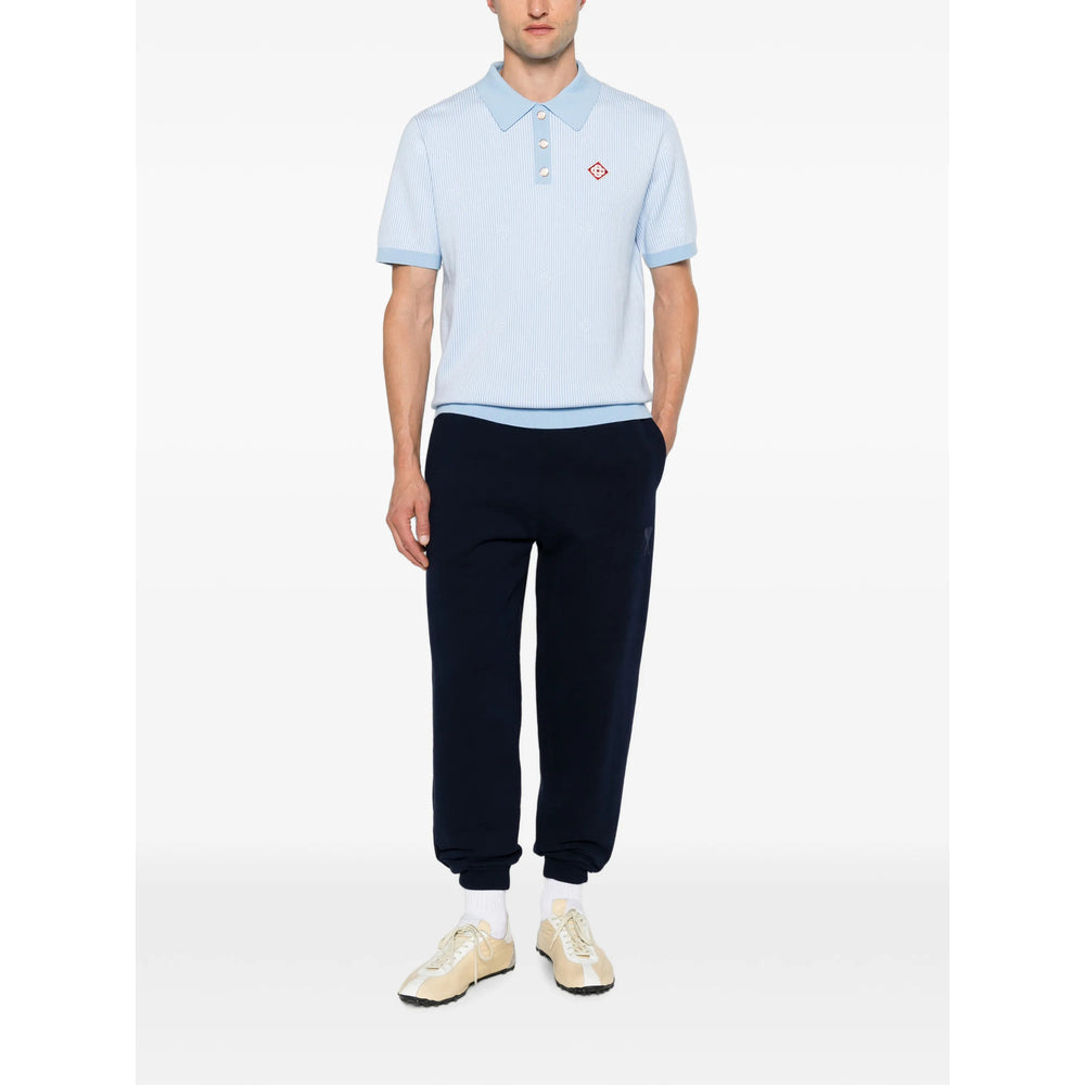 Casablanca Blue Polo Shirts Men