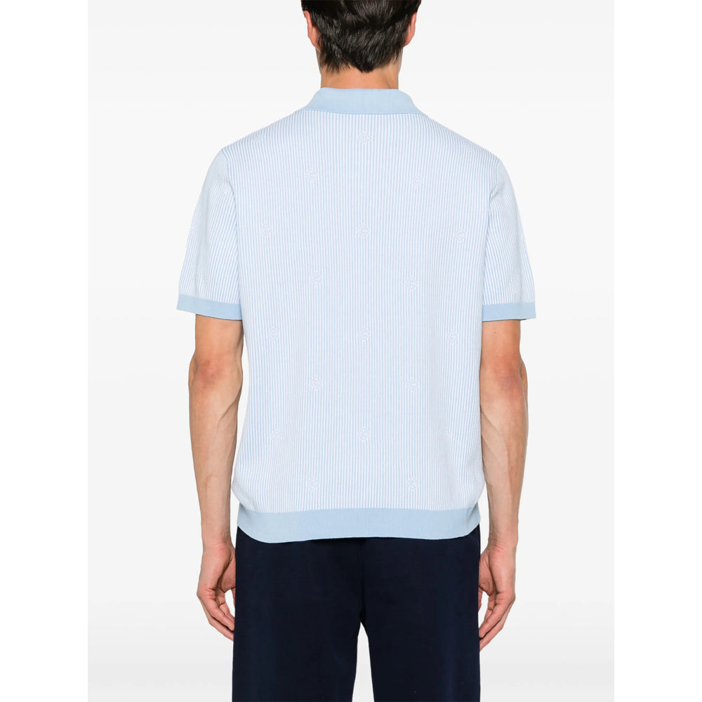 Casablanca Blue Polo Shirts Men